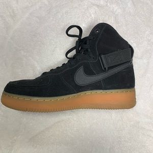 Nike Air Force 1 High - Black Suede